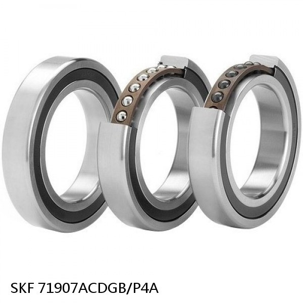 71907ACDGB/P4A SKF Super Precision,Super Precision Bearings,Super Precision Angular Contact,71900 Series,25 Degree Contact Angle