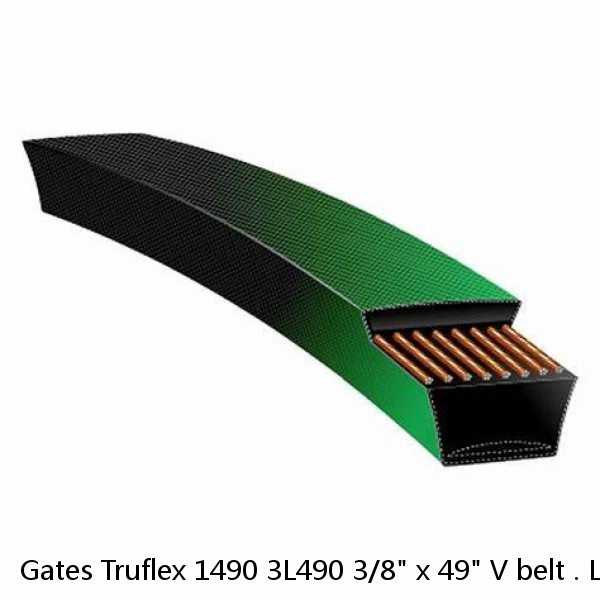 Gates Truflex 1490 3L490 3/8" x 49" V belt . Lot Of 2