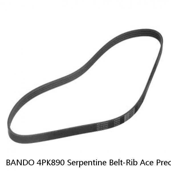 BANDO 4PK890 Serpentine Belt-Rib Ace Precision Engineered V-Ribbed Belt  (Fits: Toyota)